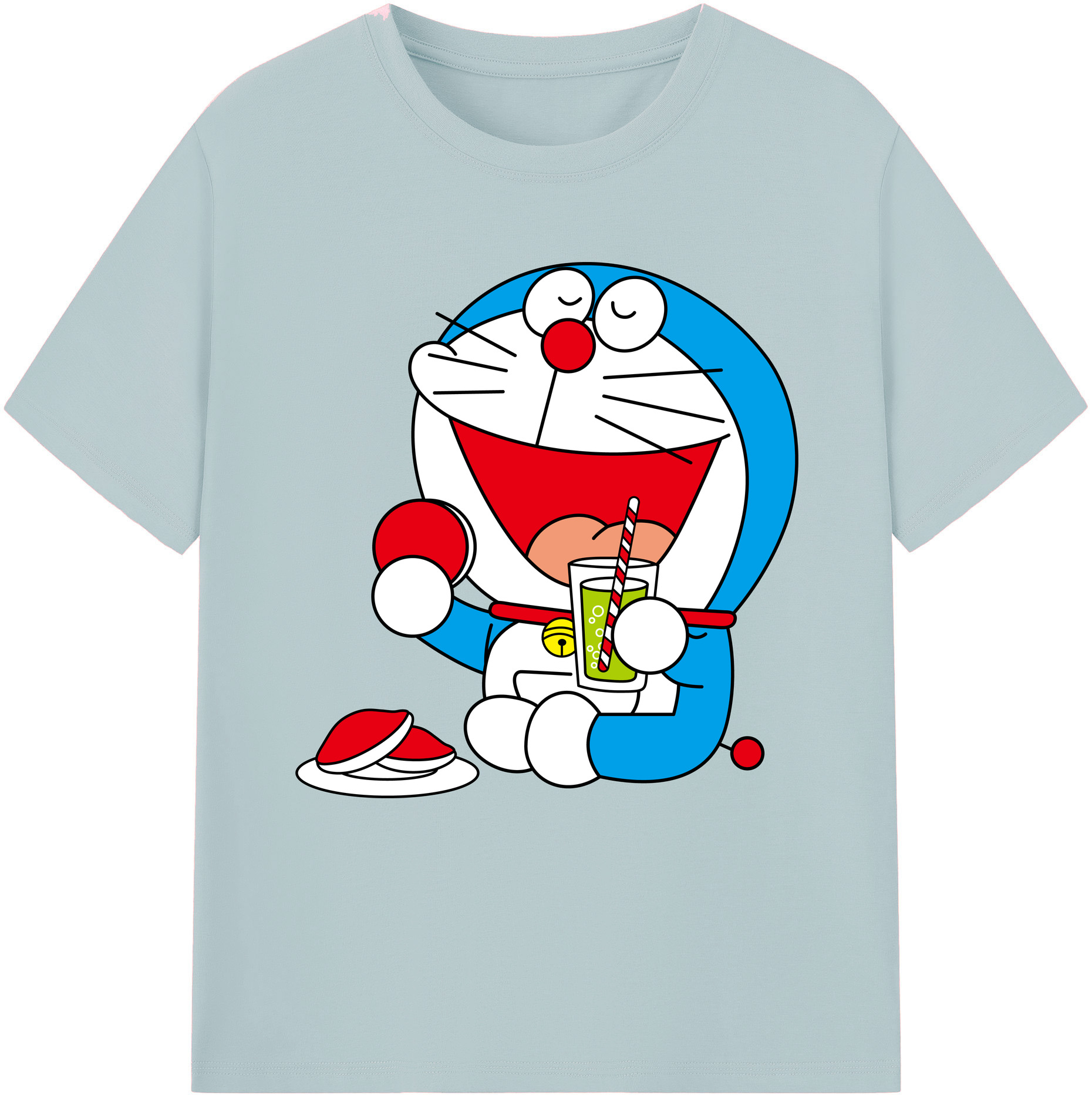 （画像用） ドラえもん Doraemon 綿100％半袖Tシャツ（フロントプリント）